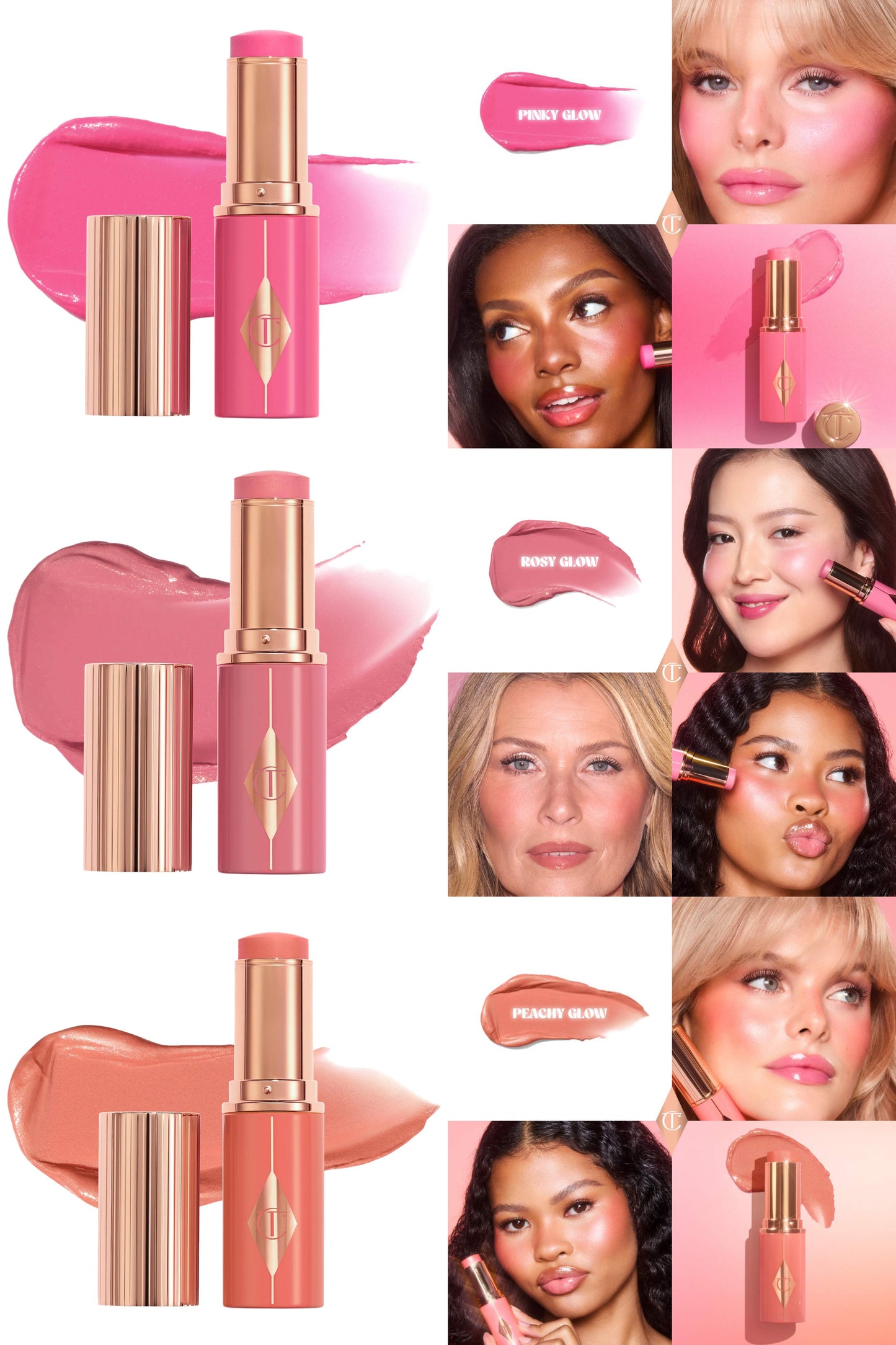 Unreal Lip + Cheek Glow Blush Stick with Hyaluronic Acid