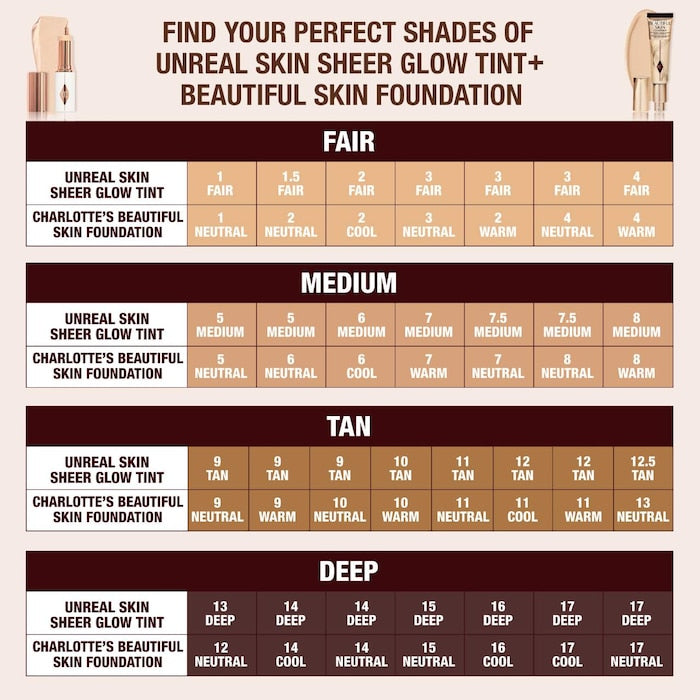 Unreal Skin Sheer Glow Tint – Fond de teint stick hydratant