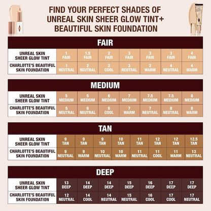 Unreal Skin Sheer Glow Tint – Fond de teint stick hydratant