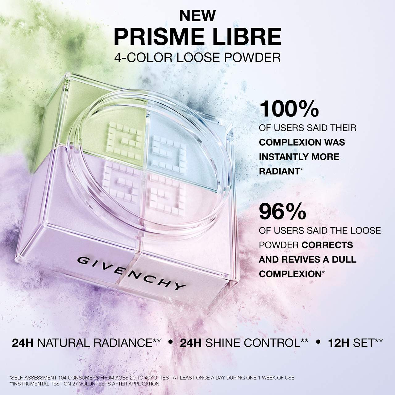 Prisme Libre 4-Color Loose Powder N°01 Mousseline Pastel