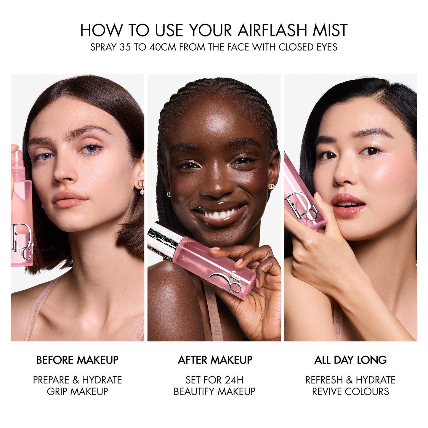 DIOR – Backstage Airflash Mist – Spray fixant & brume hydratante