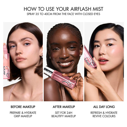 DIOR – Backstage Airflash Mist – Spray fixant & brume hydratante