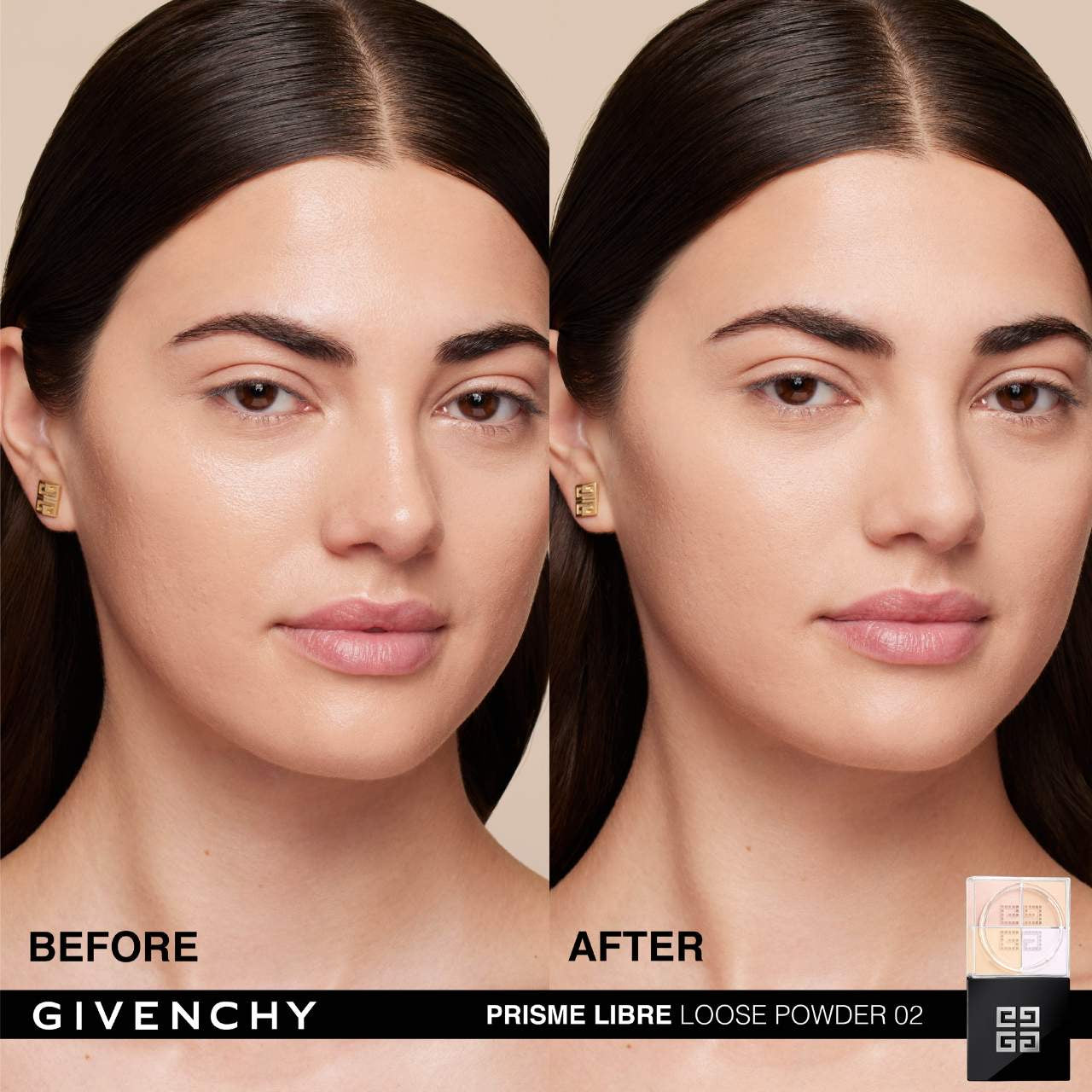 Givenchy – Prisme Libre 4-Color Powder N°02 Satin Blanc