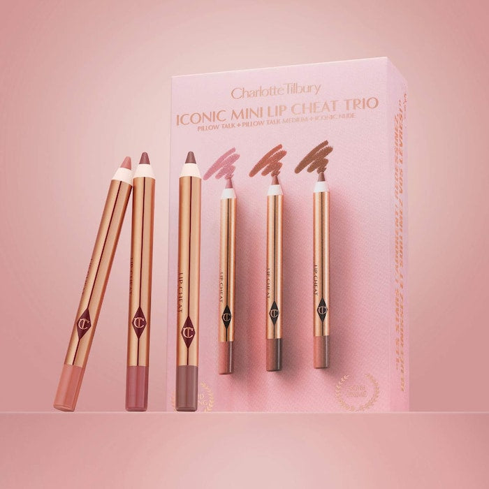 Mini Iconic Lip Cheat Lip Liner Trio – Coffret 3 crayons contour lèvres mini