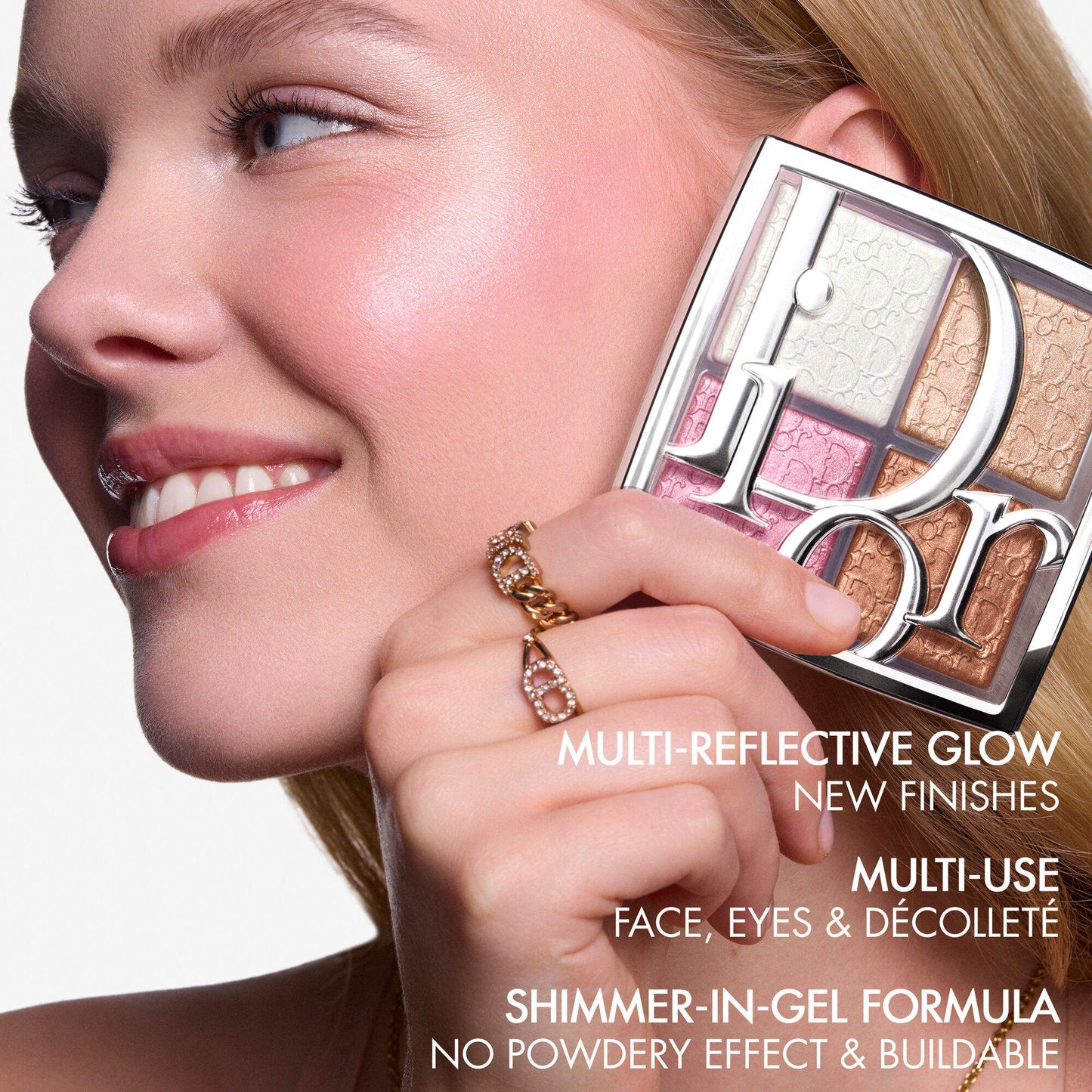 Dior Backstage Glow Maximizer Face Palette 004 Rose Gold Glow