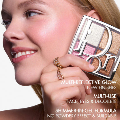 Dior Backstage Glow Maximizer Face Palette 003 Pearly Peach Glow