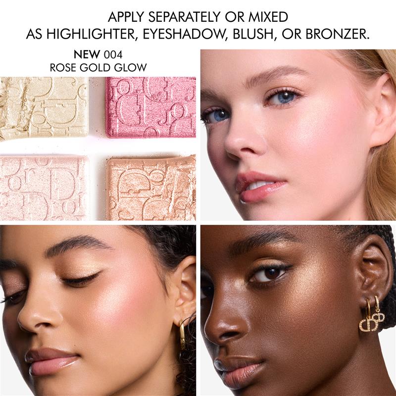 Dior Backstage Glow Maximizer Face Palette 004 Rose Gold Glow