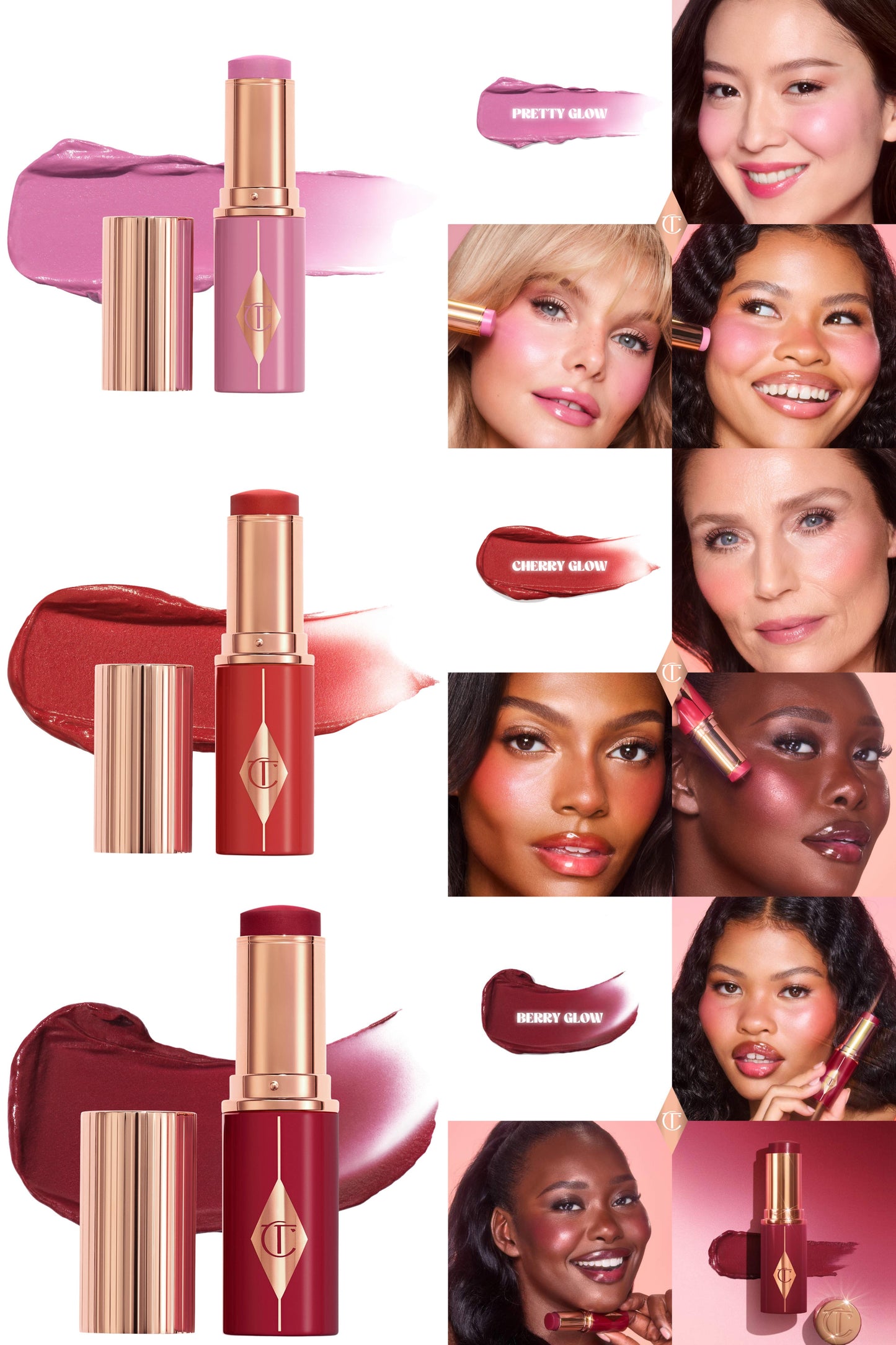 Unreal Lip + Cheek Glow Blush Stick with Hyaluronic Acid