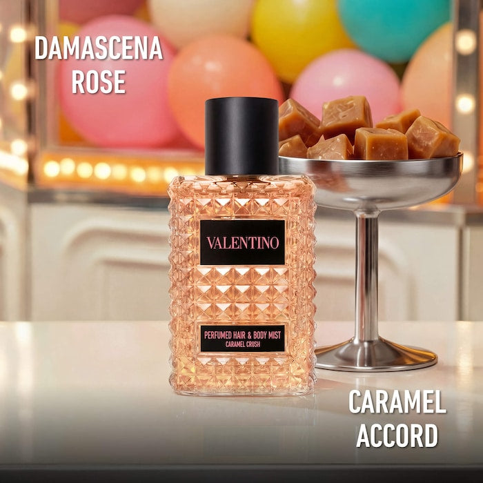Born in Roma Caramel Crush – Brume parfumée cheveux et corps, édition limitée
