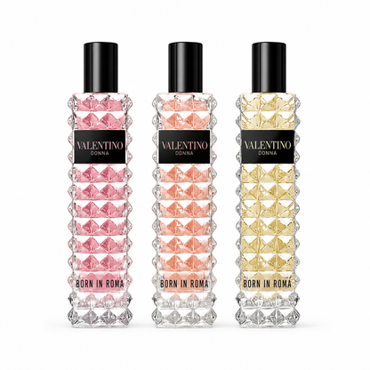 Born in Roma Donna Eau de Parfum Discovery / Travel Trio – Coffret d'Eaux de Parfum au format voyage