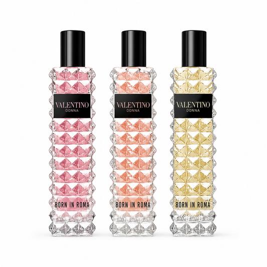 Born in Roma Donna Eau de Parfum Discovery / Travel Trio – Coffret d'Eaux de Parfum au format voyage
