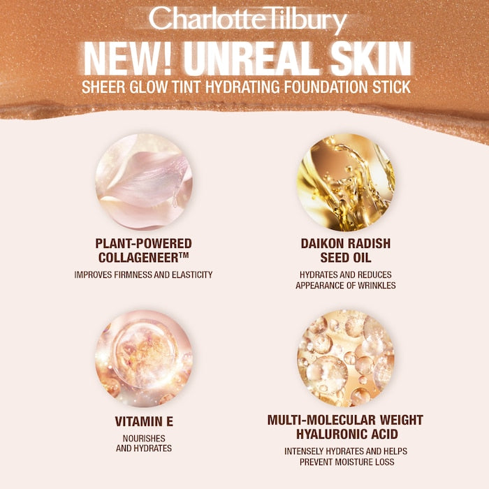 Unreal Skin Sheer Glow Tint – Fond de teint stick hydratant